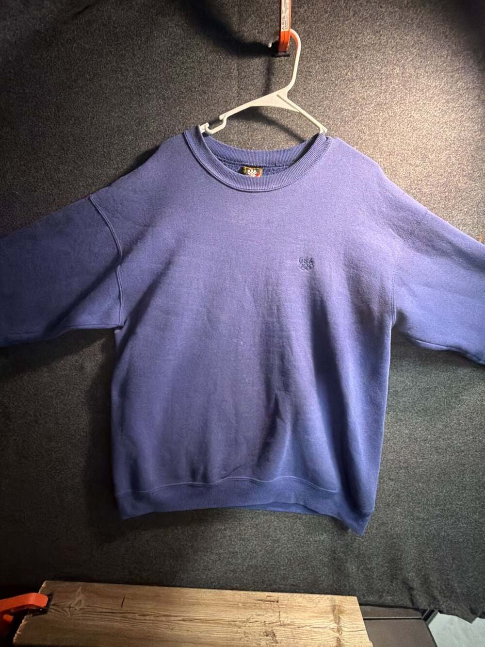 Vintage‎ USA Olympic Sweatshirt Blue Size XL